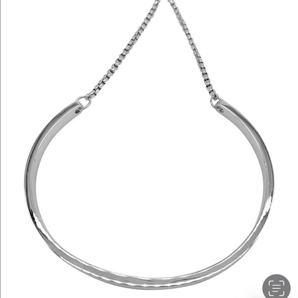 ADORINA bracelet curve bar slider for adjustable fit silver tone NIP